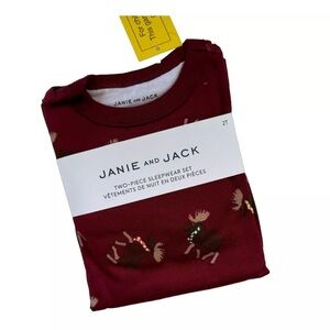 janie and jack two piece sleepwear set new Christmas